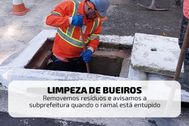 limpeza de bueiros