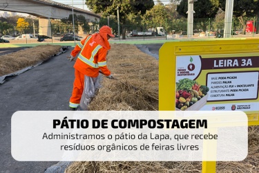 patio de compostagem